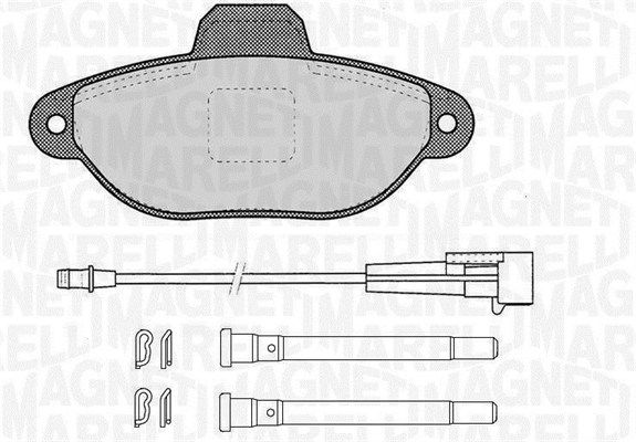 MAGNETI MARELLI Jarrupala, levyjarru 363916060455